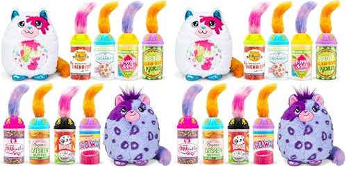 Basic Fun Misfittens Überraschungskatze aus Plüsch, Sammelbares Plüschkatzen-Spielzeug, kuscheliges Plüschtier für Mädchen und Jungen, Spielzeug für Kleinkinder, Plüschgeschenk für Kinder