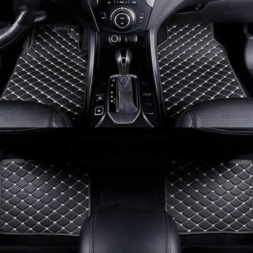 Leder Fußmatten Auto, für Kia Sportage NQ5 2022 2023 rutschfeste Auto Teppich Set, Strapazierfähigen Kantenschutz Fussmatten Zubehör,B