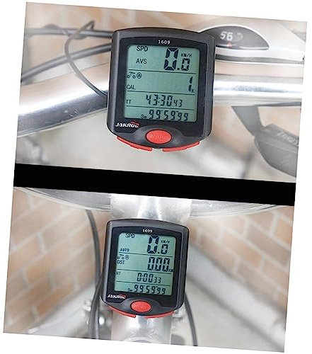 BESPORTBLE Cycling Essential: Fahrradcomputer Tachometer Stoppuhr Nachtlicht Schwarz