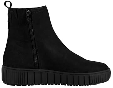 Tamaris Damen Stiefelette Leder Wechselfußbett; BLACK, EU 39