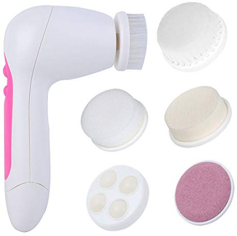 Facial Cleansing Brush, 5 in 1 Multifunctional Electric Facial Cleansing Instrument, Pore Cleansing Brush, Facial Cleansing Massager, Facial Pore Cleaner