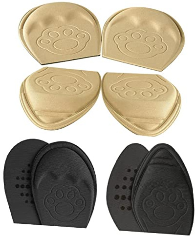 Mobestech 4 Set Fotkuddar Andningsbara Framfotskuddar Med Självhäftande Material - Kuddar För Klackskor Loafers Och Vardagsskor