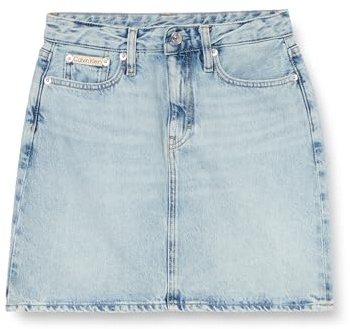 Calvin Klein Regular J20J224534 Gonna A-Line, Denim Light, 29W Donna