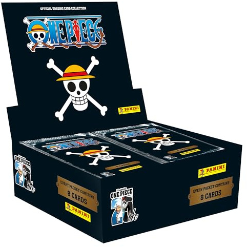 Panini One Piece Trading Cards 25EME Anniversary Box mit 18 Taschen (8 Karten), 004897BOX18F