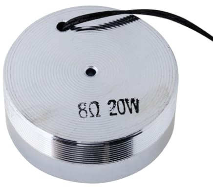Cocoarm Bass-Shaker-Resonanz, 50 Mm 2-Zoll-Resonanzlautsprecher, All-Frequenz-Resonanzlautsprecher, Vibration, Rund für die Klangwiedergabe und Klangerweiterung von Geräten (8Ω 20W)
