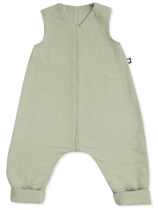 Julius Zöllner Jumper muslin lime, storlek 104 | tillverkad av mjuk muslinbomull, säker och testad för skadliga ämnen, för promenader och stående – perfekt för aktiva barn