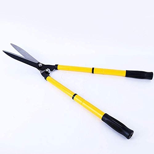 DDNGEJ Handgeführte ausziehbare Gartenschere, professionelle Heckenschere, Teleskop-Schere zum Beschneiden von Rändern, Buchsbaum und Ziergräsern, Heckenschere, Garten