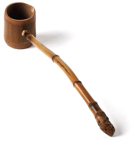 Japanische Wasserkelle, Bambus-Wasserschaufel | Teezeremonie Schöpfkelle, langer Stiel, Bewässerungsschaufel, Holzkelle, für Garten, Zuhause, Badezimmer, Teezeremonie
