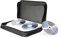 groov e 120-Disc Portable CD Wallet - CD Holder Case with Protective Sleeves, Scratch & Dust Protection - Black