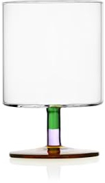 Ichendorf Milano Calice acqua, 25 cl, Collezione Andalusia, Vetro borosilicato, Fatto a mano,