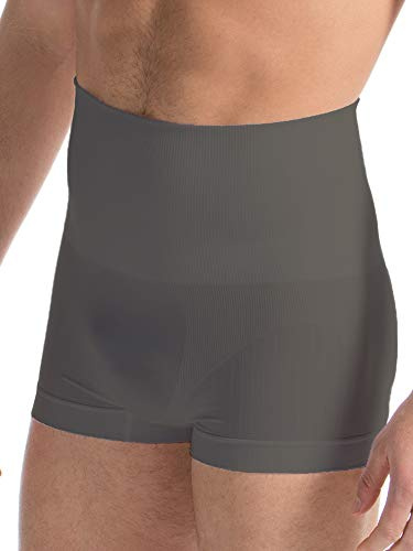 FarmaCell 402 (Grigio, M) Boxer Uomo Cotone, Intimo Modellante, Shapewear, Made in Italy
