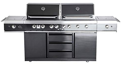 Allgrill EXTREM Light - Black mit Air System Volledelstahl Außenküche