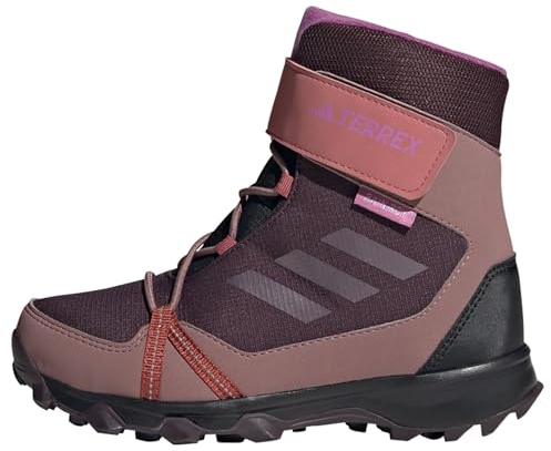 adidas Terrex Snow Hook-and-Loop Cold.RDY Winter Shoes Trailrunning-Schuhe, Shadow Maroon/Wonder Red/Pulse Lilac, 38 EU