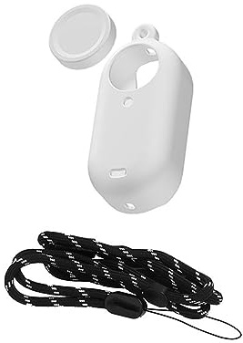 LICHIFIT Silicone Protective Case Set for Insta360 GO 3 Action Camera Housing Soft Shell Cover Skin + Lens Cap + Neck Strap Lanyard Accessories