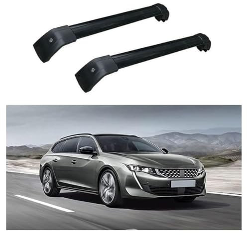 PARIE Auto Dachträger für Peugeot 508 SW 2019 2020 2021, Hochwertig Aluminium Dachgepäckträger Querträger Cargo Gepackträger,A