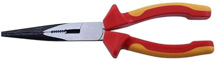 XHTLLO 8 Zoll Isolierte Spitzzange, Hochspannungsbeständig, 1000 V, Chrom-V-Stahl, Robuste Drahtschneidezange