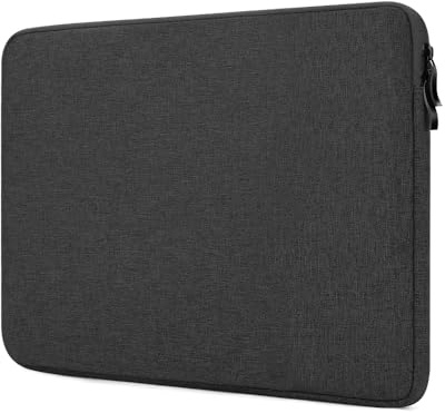 ProElife 13-Inch Laptop Sleeve Case for 2026-2024 MacBook Air 13.6 inch M5 M4 M3 A3449/A3240 & MacBook Neo 13 inch A18 Pro (A3404) Accessory Water-resistant Bag Travelling Carry Case (Black)