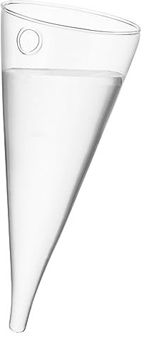 PRETYZOOM Elegante Wandvase Aus Glas Mit Kreisförmigem -Design Für Die Inneneinrichtung Im Büro