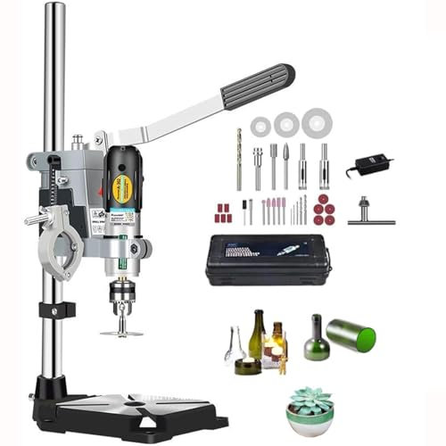 Tagliabottiglie Elettrico for Vetro, Kit di Utensili Rotanti Multifunzione da 36 Pezzi, Tagliabottiglie Efficiente e Tagliavetro, for Forare, Levigare, Lucidare e Tagliare Bottiglie di Vino/Vetro