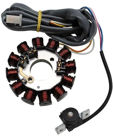 cyclingcolors lichtmaschine Stator Zündung Motor Motorrad Roller Moped kompatibel mit mbk booster nitro ovetto stunt yamaha bw's aerox neos slider 12 poles