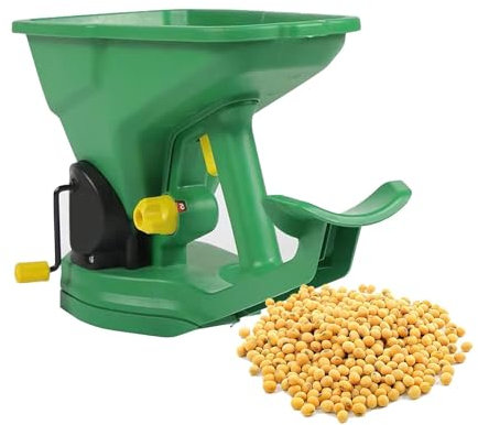 Épandeur De Semences De Gazon Rotatif Manuel 3L | Épandeur De Semences De Gazon Portatif De 3 L, Épandeur D'engrais Portatif Grande Capacité – Semoir De Jardin Portable Pour Pelouse, Jardin, Petite Fe