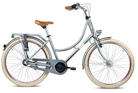 S’COOL Chix Classic Jugendfahrrad 26 Zoll, 3-Gang Shimano Kettenschaltung, Leichter Rahmen, für Schule & Freizeit, Jugendliche 10–14 J., Farbe: Dark Green