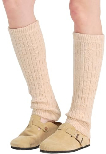 Nanxson Jambières pour femmes,Jambières longues,Chaussettes en tricot | Jambières chaudes d'hiver,jambières pour filles,chaussettes,jambières en tricot,style années 80,fêtes,danse,sport,yoga,ballet