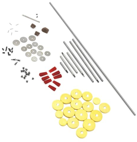 Mikinona Flötenreparaturset Komplett mit Schrauben Polsterrolle und Schalllochmatten für Holzblasinstrumente Zubehör für Wartung und Reparatur von Querflöten und Piccolos