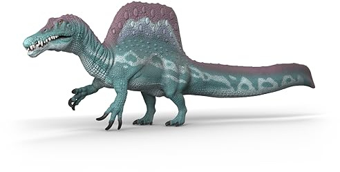 schleich DINOSAURS | Spinosauro 15049 | dinosauro dettagliato con mascella mobile | regalo per ragazze e ragazzi | giocattolo robusto per giocare e collezionare | figura dai 5 anni | 31 x 9 x 12 cm