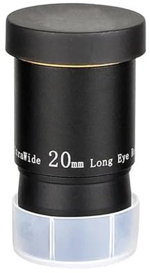 Telescope Eyepiece, 1,25 Okular 6/9/15/20 mm 66° Ultraweitwinkel FMC for Teleskop ，Parts(20mm)