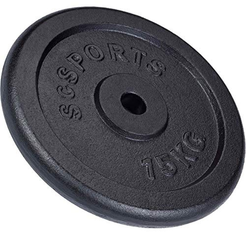 ScSPORTS Manubri in ghisa, 15 kg