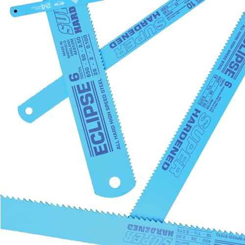 Eclipse AE353K All Hard Power Hacksaw Blades, 16 x 1-1/4, 10 Teeth Per Inch