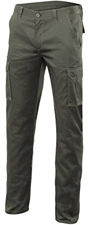 VELILLA 103002S Pantalón multibolsillo Stretch Color Verde Caza Talla 48