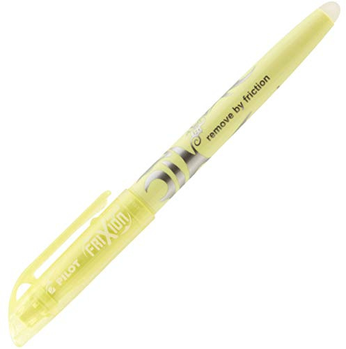 Pilot Frixion Light Soft Keilspitze gelb 12 Stück (S) Marker – Marker (gelb, Keilspitze, transparent, gelb, 3,3 mm, 12 Pc (S))