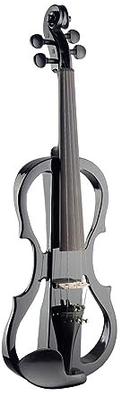 Stagg EVN X-4/4 BK Elektrische Violine, volle Größe, Schwarz