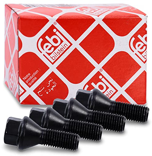 4x FEBI BILSTEIN RADSCHRAUBEN M12x1,5x26 mm VERZINKT SW17 RADBOLZEN RADSCHRAUBE