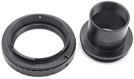 vhbw Adapterring, T2-Ring Adapter 1,25 - M42 x 0,75 kompatibel mit Minolta AF mit T2 Gewindeanschluss Teleskop, Kamera, Spiegelreflexkamera