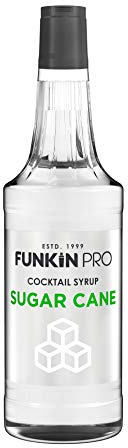 FUNKIN Sugar Cane Cocktail Syrup | Premium Drink Syrup for Cocktails, Mocktails, & Sherbet Drinks | Sweet Taste, Better Flavour | All-Natural Flavouring for Beverages & Food | 700ml Bottle, Pack of 6