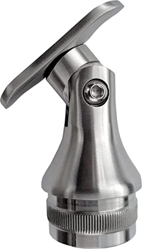 SOTOOLS Handlaufstütze, Edelstahl, 33,7 mm, mit Gelenk, für Rundpfosten | Steckfitting / Halterung für Handläufe.