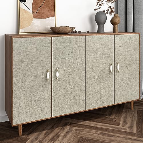 Yullpaper Selbstklebende Tapete Beige Grau Möbelfolie Selbstklebend Wand Tapeten Wohnzimmer Klebefolie Möbel Beige Grau Vintage Tapete Badezimmer Wasserfest Strukturtapete 40cm X 200cm