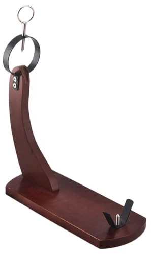 HOLIDYOYO Spanish Ham Rack with Stainless Steel and Wooden Stand