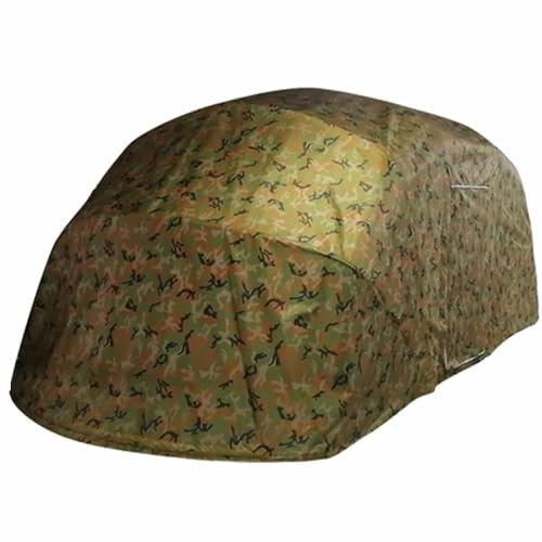 CASEGO Halbautomatischer doppelter hydraulischer Carport für den Außenbereich, verdicktes Oxford-Gewebe für den Einsatz bei jedem Wetter, komplettes Zubehör (Camouflage 5.7m)