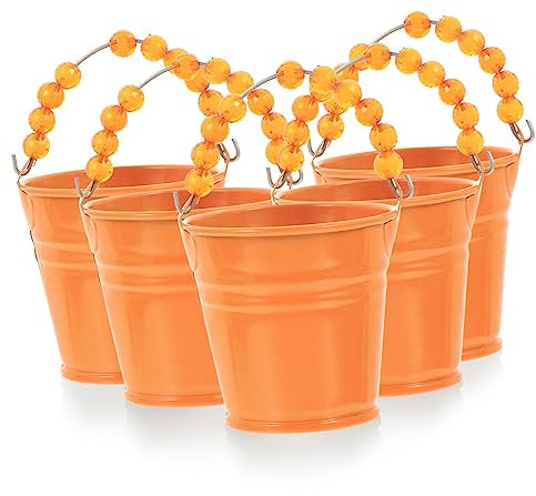Hoement 5stücke Teiliges Aus Bunten Eisen-eimern Für Aufbewahrung Von Süßigkeiten Und Deko Für Gartenarbeit Und Kreative Bastelprojekte