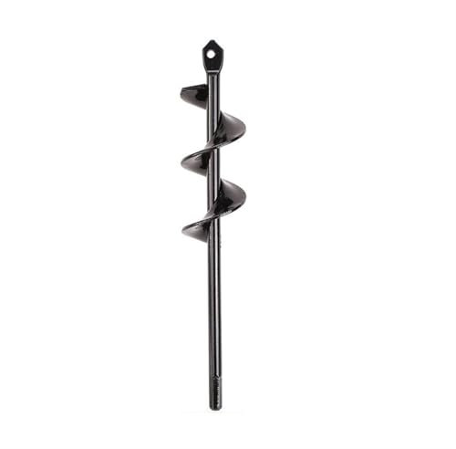 1Pcs Garden Planter Spiral Auger Drill Bit Flower Bulb Hex Shaft Yard Bedding Planting Post Hole Digger Tools(5CMx22CM)
