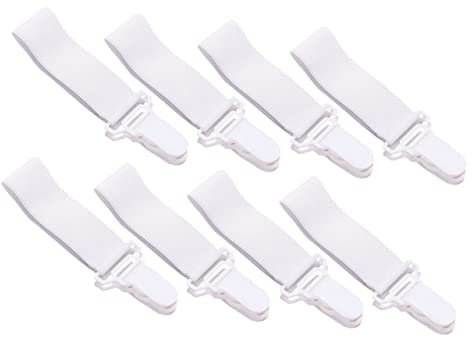 TOGEVAL 16stücke Teiliges Betttuch-Clips Elastisch rutschfest Betttuchhalter Für Boxspringbett Und Matratzen Praktische Betttuch-eckenspanner Zum Sicheren Befestigen Und Schützen Der Bettw