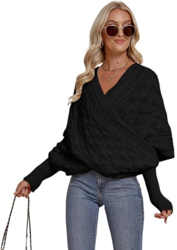 Gestrickter Schal mit ärmeln, Damen Wickelschal mit ärmeln Elegant Winter Ärmelschal Warm Gestrickter Schal Wickelschal Sweater Scarf Mode Winterschal Einfarbig Wrap Schal Shawl Cape Strickschals