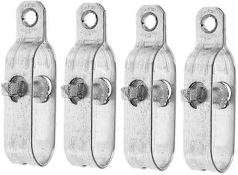 Hemobllo 4pezzi Tendifilo Metallico per Recinzione Strumento Tensionatore per Filo Rigido e Corda per Giardinaggio Vigneti e Tende