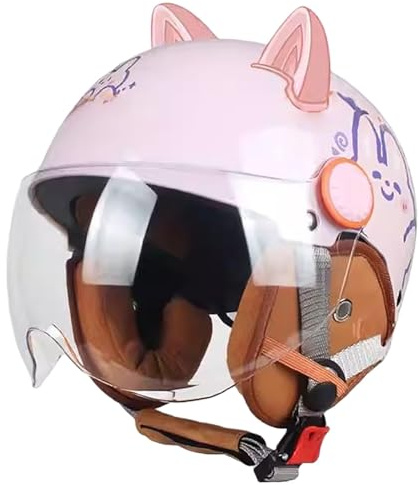 Casco Da Moto Per Bambini Da 2 A 14 Anni, Omologato DOT Per Ragazzi E Ragazze, Per Moto Da Cross, Scooter Elettrico, Quattro Ruote, Ciclomotore, ATV 3,48-56cm