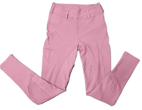 RUWLFE Helsäte grepp kvinna ridning tights silikon häst leggings ridning byxor kläder för kvinnor, Rosa, XL