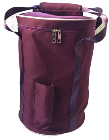 UALXPAO Sac de Transport pour Bol Chantant Sac de Transport Bol à poignée chantante en Cristal 7.5 Pouces, Sac Main Tissu rembourré for Calice et Graal Chantant
